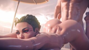 Loba Doggy [White][9Nithes][4K] - ﻿3D animation on Crohasit