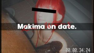Makima on date. - ﻿3D animation on Crohasit