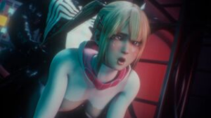 Marie Rose Hair Pull Doggy [Spider][Bouquetman][NO WM] - ﻿3D animation on Crohasit