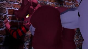 Marie took fexa to the back ally - ﻿3D animation on Crohasit