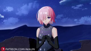 Mashu Kyrielite helps you fall Asleep - fate grand order animation on Crohasit