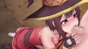 Megumin 2 [Ginhaha] - kono subarashii sekai ni shukufuku wo! animation on Crohasit