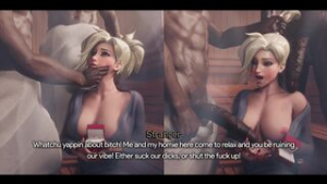 Mercy’s Steamy Sauna (Comic) - Overwatch animation on Crohasit