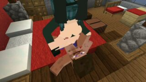 Minecraft Fapcraft Jenny Mod – Fubuki and tatsumaki having a threesome - ﻿3D animation on Crohasit