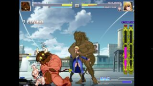 Minotaur vs Schlussel and riesbbyfe - Mugen animation on Crohasit
