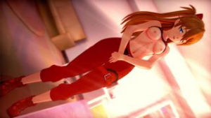 More quality time with Asuka - ﻿3D animation on Crohasit