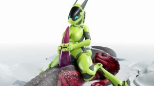 Naga & Synth 2 - ﻿3D animation on Crohasit