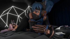 Night Rose & Hope & Renegade [Nude][Scarecraw][NO WM][4K60FPS] - ﻿3D animation on Crohasit