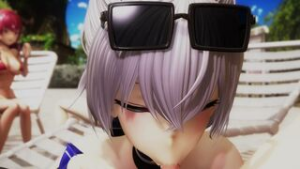 Noel Secretly Sucks and Jerks a Lucky Bastard - iwara animation on Crohasit