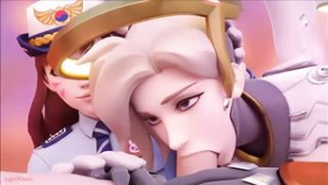 Overwatch Mercy Blowjob – Sageofosiris - Overwatch animation on Crohasit