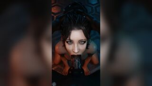 Pamam offers help on her friend’s morning wood.(black, w sound) [Echiee] - Cyberpunk 2077 animation on Crohasit