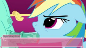 Pony Waifu Sim Rainbow Dash 3 - My Little Pony Friendship is Magic animation on Crohasit