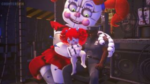 Poppy and circus baby helpin the night guard - ﻿3D animation on Crohasit