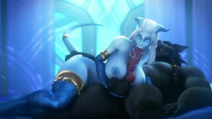 Pyrista Sucking Worgen Dick [Noname55] - ﻿3D animation on Crohasit