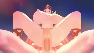 Queen’s Blade Menace Breast Jiggle Riding Dance - ﻿3D animation on Crohasit