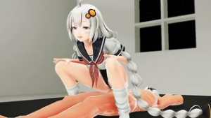 RE Sailor Swimsuit Akari-chan Back Cowgirl - ﻿3D animation on Crohasit