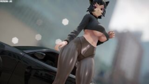 RWBY Kali Dancing (Whip Your Lovin’ On Me) - ﻿3D animation on Crohasit