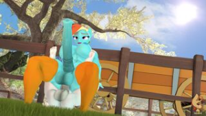 Rainbow Dash Fucked and Shocked - ﻿3D animation on Crohasit