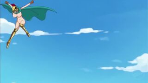 Rebecca fighting naked - One Piece animation on Crohasit