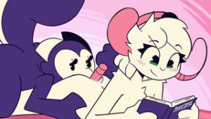 Reggie Gets Rimmed While Reading - 2D animation on Crohasit