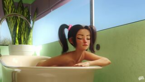 Relax on bath – Animation [4k60fps] - ﻿3D animation on Crohasit