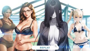Replay (jihl nabaat, Marie rose, Sadako, Lara croft) PMV - ﻿3D animation on Crohasit