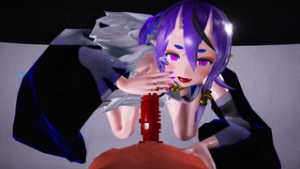 Rindou Mikoto Serious Blowjob [Evermilk] - ﻿3D animation on Crohasit