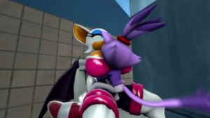 Rouge Hypno Flashed by Blaze - Sonic the Hedgehog animation on Crohasit