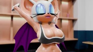 Rouge Post Workout - ﻿3D animation on Crohasit