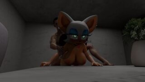 Rouge The Bat fucked by a friend - ﻿3D animation on Crohasit