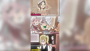 SHINOMIYA VS FUJIWARA VS HAYASAKA | WIS EDIT | PMV/HMV | RULE34 - kaguya-sama wa kokurasetai animation on Crohasit