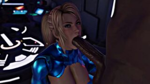 Samus Sucking A Big Black Cock [MrRed1][4K] - ﻿3D animation on Crohasit