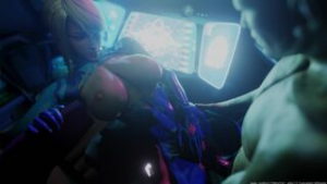 Samus enjoys some downtime between missions.[Savagecabbage] - Metroid animation on Crohasit