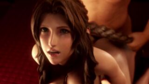 Sex with delicious Aerith - ﻿3D animation on Crohasit