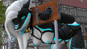 Sharkieee – Bound and Gagged - ﻿3D animation on Crohasit