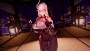 Shenhe Dance - Genshin Impact animation on Crohasit