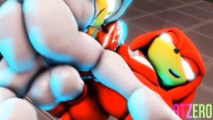 Silver x Knuckles [RTZero] - ﻿3D animation on Crohasit