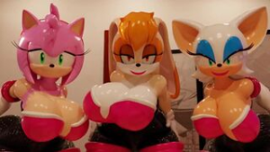 Six Rouge Boobs - ﻿3D animation on Crohasit