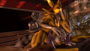 Sly x Renamon – MrSafetyLion - Digimon animation on Crohasit