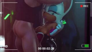 Smashing Rouge Breast (Sound) - ﻿3D animation on Crohasit