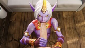 Soraka Deepthroat [Mrlolzies101] - ﻿3D animation on Crohasit