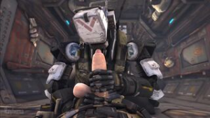 Spectre Violent interrogations the pilot - Titanfall animation on Crohasit