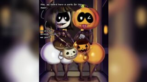 Spooky Party Time - 2D animation on Crohasit