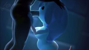 Spooky gets face fucked - ﻿3D animation on Crohasit