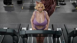 Squirrel Girl Tityfucked and Bj at a Gym - ﻿3D animation on Crohasit