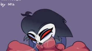 Stolas’ Deepthroat (Ses Vanbrubles) - helluva boss animation on Crohasit