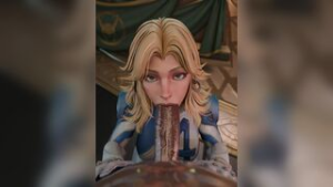 Sue Storm BJ (clothed+black) [MilkyChestnutNSFW] - Marvel animation on Crohasit