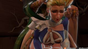 Sue Storm training with the new teammate - ﻿3D animation on Crohasit