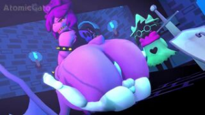 Susie and kris recreate the hulk meme - Deltarune animation on Crohasit