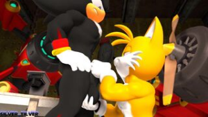 Tails Checking Shadow’s Gun - ﻿3D animation on Crohasit
